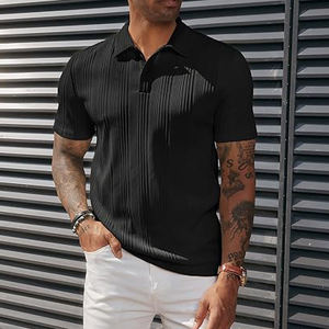 Polos de Hombre de Alta Calidad para Verano, Nuevo Estilo Casual, Transpirable, Ropa Urbana de Algodón, Tallas Grandes, en Venta - Product Image 2
