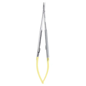 Porte-aiguille Castroviejo TC Micro 14 cm, manuel, à poignée droite, verrouillable, instruments chirurgicaux en acier inoxydable, certifié CE Classe I - Product Image 4
