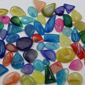 Piedras de Cuarzo Druzy Solar Hechas a Mano de Alta Calidad, Corte Ovalado, Corte Pera, Mixtas, Certificadas por Terceros, para Fabricación de Joyería al por Mayor - Product Image 5