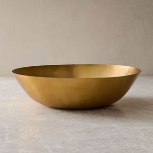 Bol décoratif en métal avec poignée en métal, produits pour table ou design vintage - Product Image 4
