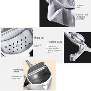 Exprimidor de Cítricos de Aluminio Ergonómico, Anticorrosivo, Manual, Fácil de Usar para Exprimir Limones y Limas, Utensilios de Cocina para un Uso Eficiente - Product Image 2