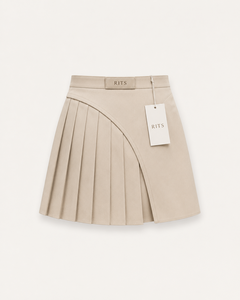 RITS Women's High Waist <b>Pleated</b> Mini <b>Skirt</b> Print <b>Black</b> Anti-Wrinkle Quick Dry Woven Spandex/Polyester Pocket Wholesale Rate - Product Image 4