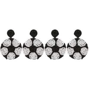 Pendientes de cuentas hechos a mano, modernos y ligeros, accesorio para mujer al mejor precio. - Product Image 4