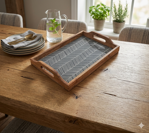 <b>Decorative</b> Trays Handmade Shaped Chopping Board Acacia Wood Bottom Three Legs Natural Color <b>Kitchen</b> Use Top Selling - Product Image 1