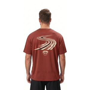 Camiseta Deportiva con Gráfico Abstracto de Óxido, Transpirable, de Poliéster, Secado Rápido, para Gimnasio, Entrenamiento - Product Image 2