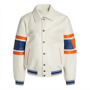 Custom Fraternity & Sorority Wholesale <b>Real</b> <b>Leather</b> Slim Fit Summer <b>Jacket</b> Summer Wear Custom Made | Wholesale Custom Production - Product Image 1