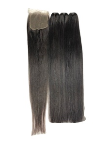 ผมต่อแบบมนุษย์ผมตรงกระดูกไม่ผ่านกระบวนการผมคน100% จากเวียดนาม - Product Image 3