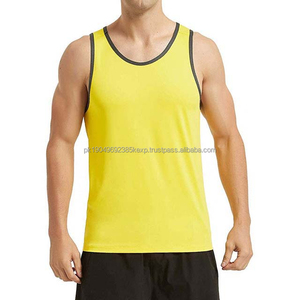 Camiseta Deportiva sin Mangas para Hombre, Transpirable, de Venta Caliente, Personalizable, para Gimnasio y Fitness - Product Image 1