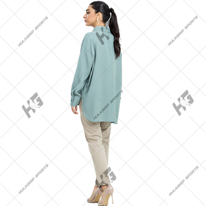 Cotton-Linen Blend Solid Shirt Turn-down Collar Single Button Regular Fit Lightweight Breathable Casual Unisex shirt - Product Image 4