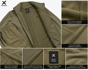 Conjuntos Deportivos X Sports City para Hombre, Personalizados, Corte Ajustado y Estilo Cargo, 100% Algodón, Calidad Premium, OEM/ODM, Rendimiento, Comodidad, Estilo, Felpa Suave - Product Image 5