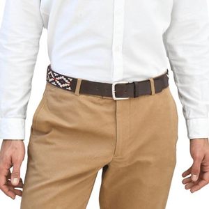 Ceintures tressées en cuir véritable de haute qualité pour hommes, ceinture tissée personnalisée avec logo pour hommes - Product Image 3