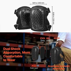 Ginocchiere con Cinghie Regolabili per Giardinaggio, Pavimentazione, Coperture - Attrezzatura Protettiva per Lavori all'Aperto - Product Image 4