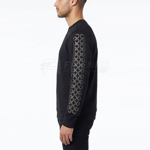 Chemises thermiques élégantes en strass pour hommes, 100 % coton, unies, pour l'hiver, avec un design brillant et une coupe décontractée confortable - Product Image 6