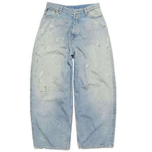 Jean en denim coupe large pour femme, tissu en coton doux et léger, coupe décontractée confortable, style décontracté quotidien, streetwear, OEM - Product Image 2