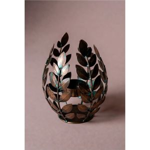 Antique Bronze Metal Leaf Candle Holder Decorative Tree <b>Branch</b> Taper Candlestick Wholesale Vintage Handcrafted Table Centerpiece - Product Image 3