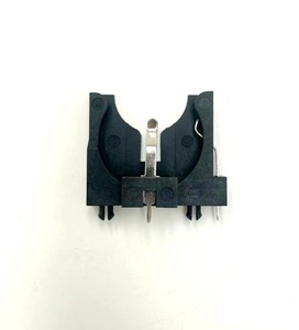 Support de pile bouton CR2450 à orientation d'angle droit, contact en acier, conforme RoHS, application alimentation - Product Image 1