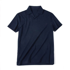 Camiseta Polo Blanca al por Mayor para Hombre, Manga Corta, Estilo Básico, Algodón Piqué, Camiseta Deportiva Informal, Impresión de Logotipo Personalizada, OEM, ODM - Product Image 1