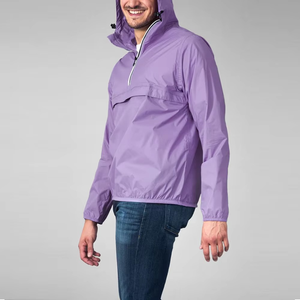 Chaqueta Cortavientos con Capucha para Hombre SANGLA SPORTS, Ligera, Ecológica, Resistente al Viento, Transpirable, de Secado Rápido, para Deportes al Aire Libre - Product Image 3