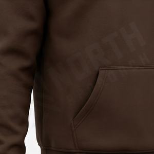 Sudadera con Capucha Estilo Básico para Hombre, Tejido de Algodón Mezclado, Sudadera Cálida y Suave, Capucha Ajustable, Bolsillo Delantero, Color Personalizado - Product Image 5