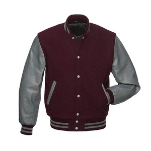Top Trending Men's Varsity <b>Jackets</b> High Quality <b>Winter</b> <b>Leather</b> Sleeves with Wool Body Customizable Soft-Shell <b>Jackets</b> - Product Image 4
