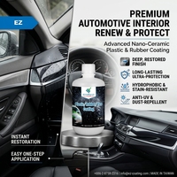 Revêtement EZ K-403 OEM certifié MSDS, revêtement liquide pour pneus en caoutchouc plastique, spray pour la protection et la brillance des voitures, VOC 0, temps de séchage de 74 heures