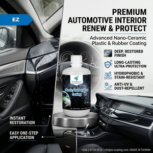 Revêtement EZ K-403 OEM certifié MSDS, revêtement liquide pour pneus en caoutchouc plastique, spray pour la protection et la brillance des voitures - Product Image 2