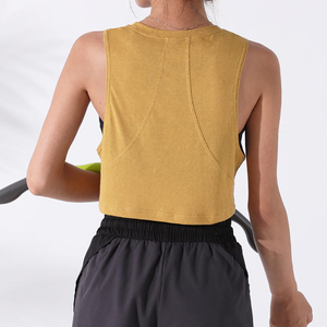 Compre Camisetas de Tirantes Personalizadas de Alta Calidad para Mujer, Camiseta de Tirantes para Yoga y Ejercicio de Verano - Product Image 2