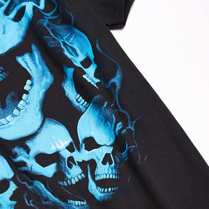 Custom Acid Washed Vintage Men's T-<b>shirts</b> 100% Cotton 220GSM Oversized Streetwear Silk Screen Printing O-Neck Short Sleeve - Product Image 4