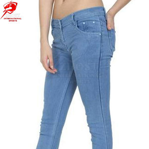 Jeans de Corte Ajustado para Mujer, Marca Privada, Tela Elástica de Calidad, Cintura Media, Costuras Duraderas, Cierre de Botón, Corte Moderno y Elegante - Product Image 4