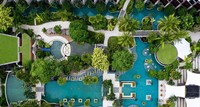 Baldosas Verdes Naturales Antideslizantes para Piscinas y Exteriores de Sukabumi, Indonesia, Estilo Tradicional de Bali