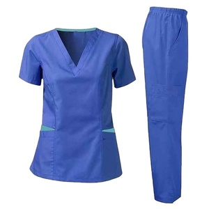 Tenue médicale avancée, hygiénique et respirante, style blouse, vêtement de protection clinique, tissu durable, uniforme d'hôpital - Product Image 1