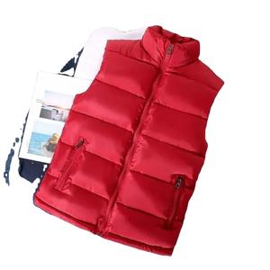 2024 hommes coupe ajustée col montant sans manches bouffant gilet respirant imprimé printemps automne décontracté chaud manteau - Product Image 1