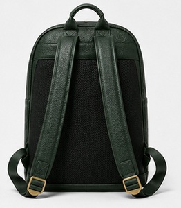 Black Genuine Leather Vintage Mens Business Travel Laptop <b>Backpack</b> <b>Waterproof</b> Anti-Theft Winter Polyester School Zipper Portable - Product Image 3