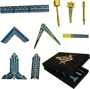 Masonic Engraved Wooden Chest <b>Box</b> with Velvet Lining – Freemason Supplies & Tools Storage, <b>Keepsake</b> & Jewelry Organizer - Product Image 5