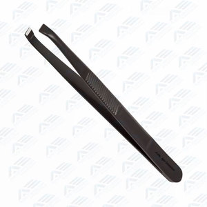 Pinzas de Depilación de Acero Inoxidable con Punta Fina para Cejas y Vello Facial, Instrumento de Belleza Ergonómico Antiestático - Product Image 6