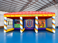Jouet gonflable multifonctionnel en PVC pour enfants avec ballon gonflé pour une utilisation en intérieur/extérieur