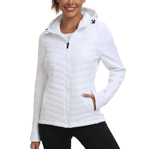 Waterproof Windproof Women Coat Stain Resistant Sport Quick Dry Performance Athletic Hooded Gilet Outerwear Winter Stand Collar - Product Image 1