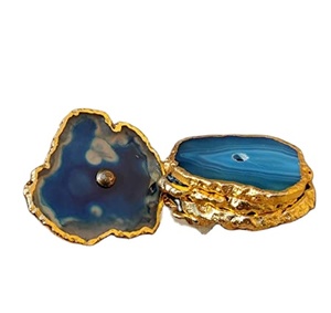 Boutons en agate de qualité supérieure Design unique avec poignées de tiroir en cristaux personnalisées et poignées pour commode et meubles de chambre à coucher - Product Image 2
