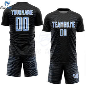 Conjuntos de Camisetas y Pantalones Cortos de Fútbol Personalizados de Alta Calidad para Hombre, Impresión Sublimada, Uniformes de Fútbol de Equipo OEM, Diseño de Logotipo Personalizado, Tallas Grandes 100% - Product Image 2