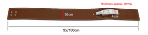 Cinturón de Levantamiento de Pesas Unisex Ajustable de Cuero Vacuno Transpirable Antideslizante con Cierre de Palanca de Alta Resistencia y Logotipo Personalizado - Product Image 6