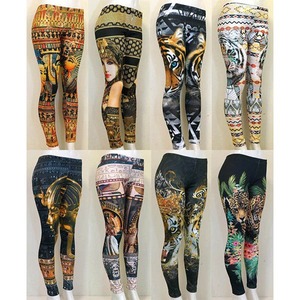 Ensemble de leggings pour femmes en coton 100 %, vêtements de sport, pantalons de yoga en coton biologique, leggings de yoga durables pour femmes, haute qualité, vente en gros - Product Image 6