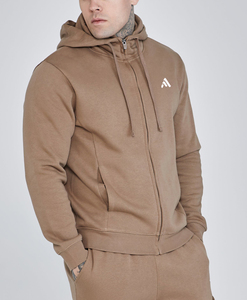 Sweat-shirts et pantalons de survêtement en coton de haute qualité 450 g/m², unisexes, avec logo personnalisé, ensemble de survêtement à fermeture éclair pour hommes - Product Image 1