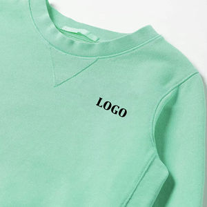 เสื้อสเวตเชิ้ตผู้ชายคุณภาพสูงสไตล์คลาสสิก ผ้าสแปนเด็กซ์/โพลีเอสเตอร์ ทรงพูลโอเวอร์ ป้องกันรอยยับ ซับในอย่างดี คอกลม สีพื้น ลำลอง แขนยาว - Product Image 4