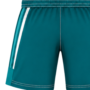 Pantalones Cortos de Rugby Personalizados en Verde Azulado y Blanco, Uniforme de Equipo Transpirable y Ligero, Ropa Deportiva Personalizada para Entrenamiento, Pantalones Cortos Deportivos de Alto Rendimiento - Product Image 3
