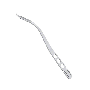 Élévateur chirurgical à levier osseux courbé, longueur 12.12, pointe courte et émoussée, largeur de mâchoire 2.5 mm, largeur de mâchoire 15 mm, instrument de chirurgie osseuse orthopédique - Product Image 6