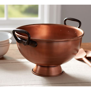 Ensemble de 3 bols de service en cuivre faits à la main, modernes, pour la présentation des aliments, idéaux pour les cadeaux, la maison, les hôtels et les mariages. - Product Image 4