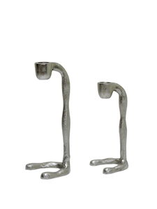 Candelabro de Metal con Forma de Pavo Real, Candelabro Decorativo con Acabado Dorado y Plateado, Elegante Figura de Animal, Soporte para Velas para Decoración del Hogar - Product Image 3