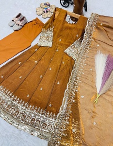 ชุดเดรส Anarkali คุณภาพพรีเมียมสำหรับงานแต่งงานและงานปาร์ตี้สำหรับเด็กผู้หญิง จากซัพพลายเออร์และผู้ส่งออกชาวอินเดีย - Product Image 4