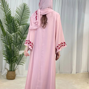 Abaya Informal Musulmana para Mujer, Talla Grande, Transpirable, de Rayón, para Adultos, Hijab de Manga Larga, Secado Rápido, Corte Holgado, para Oración, 2026 - Product Image 6
