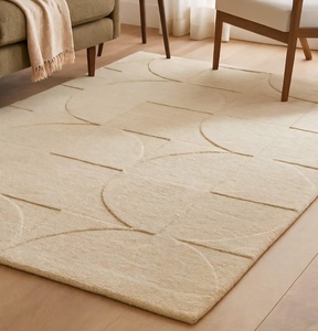 Modern Abstract Hand Tufted Wool Carpet – 100% New Zealand Wool Custom Size Luxury Area Rug Manufacturer - Product Image 2